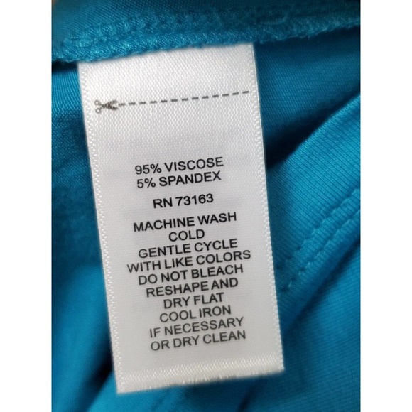 Cable & Gauge Petite Blue Gold Button Side Accent Sleeveless Top Blouse Size PM - Picture 11 of 13